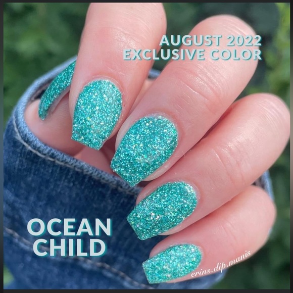 Sparkle & Co Nail Dip Powder Polish in Ocean Child - Picture 4 of 8